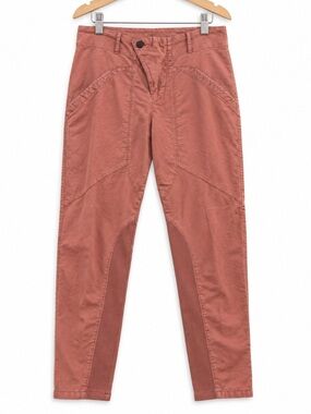 Prairie Underground Women's Busing Pant Light Coral Organic Cotton Straight Leg